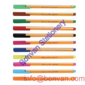 triangular stripped fineliner pen, fine liner drawing pen,stationery fine art pen
