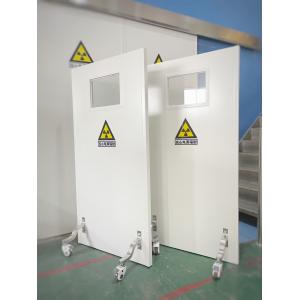 Mobile 2mmpb Single Leaf Radiation Protection X Ray Lead Barrier With Glass
