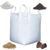 China 1 Ton FIBC Bulk Bag With Baffle Q Bag PP jumbo big Bags For Packing Tapioca Corn Wheat Grain on sale
