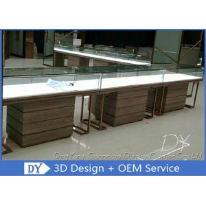 China One Stop Service Modern Jewellery Shop Furniture With Lighting / Locks supplier