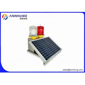 China Tower Crane Solar Powered Aviation Light With SUS304 Stainless Steel Case supplier