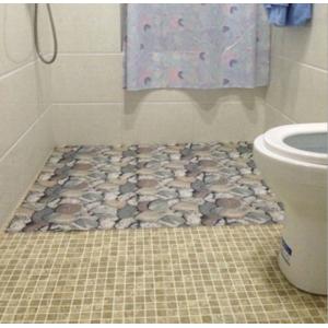 Shock Absorption Non Slip Bathroom Mats Mat Polyester Mesh With PVC Coating Plastic Fabric