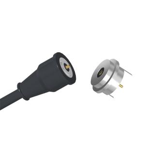 China Conector de cable magnético personalizado Conector eléctrico magnético circular 2 pines para el uso inteligente supplier