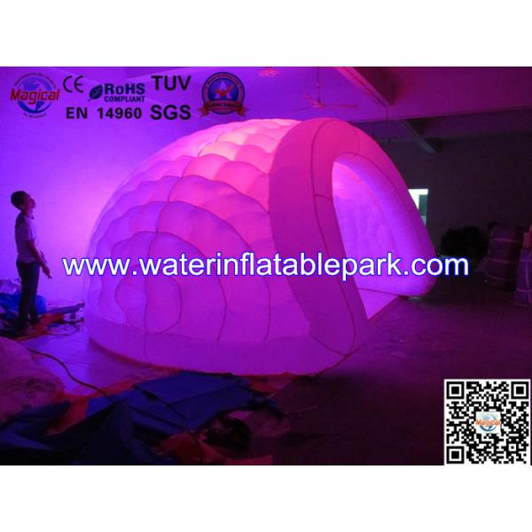 China Encendiendo la tienda inflable de Luna para el partido, encienda el iglú inflable de la tienda de la bóveda wholesale