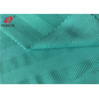 China Polyester Spandex Striped Sports Mesh Fabric 180GSM Power Net Fabric on sale