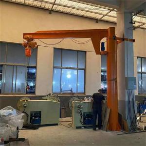 Customized Arm Length Jib Lift 270 Degree Cantilever Cranes With Wirerope Hoist