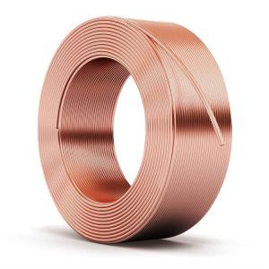 China Air Conditioner Connecting Copper Pipe Pancake Copper Material Capillary Coil Tube 120mm supplier