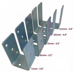 4mm Galvanised Shape Stamping Parts Post Fence Foot Anchors for Fixing and Connecting