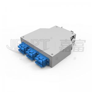 12 Cores DIN Rail Terminal Box SC Thickened Sheet Metal Gray Electrostatic Spraying Waterproof