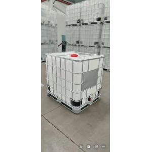 China Chemical HDPE IBC Tank Square 1 Ton Plastic Tank White ISO9001 supplier