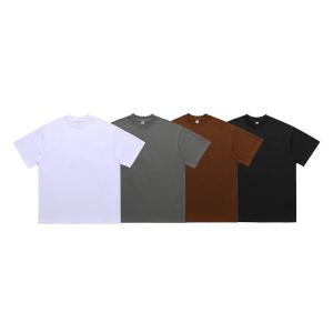 China Blank S-2XL 100% Cotton Vintage Oversized T-Shirt 300gsm Heavyweight Solid Color Shirt supplier