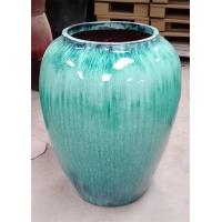 China 50x64cm Glazed Large Outdoor Ceramic Pots For Plants on sale