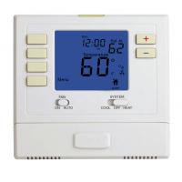 China 7 Day Wireless Programmable Thermostat , 1 Heat 1 Cool Thermostat on sale