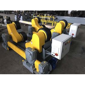 Yellow Color Welding Pipe Stands, 20T Wind Tower And Oil Pipe Welding Rollers