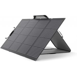 220 Watt Portable Solar Panel Foldable Bifacial Monocrystalline For Outdoor