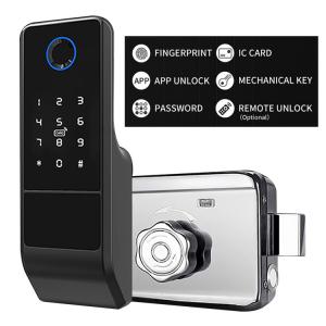China Home Security Fingerprint Tuya Smart Lock APP Door Lock Remote Control supplier