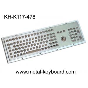 China Dustproof metal panel mount keyboard with trackball and number keypad supplier