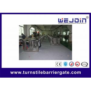 China Electric Flap Barrier Gate With IR Sensor / Access Control Card Swipe Flap Turnstile supplier