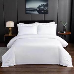 100% Cotton Solid Pattern Flat Sheet for Hotel Custom Quilt Cover Set Hotel Bedding Sets