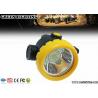 Mining Cordless Cap Lamp Rechargeable Battery Powered With Main And Sub Light