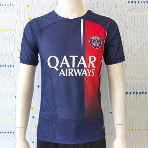 China Ventilated Personalized Jersey Shirts 100% Polyester Durable Soccer Player Jersey supplier