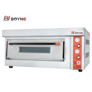 China Commercial Pizza Oven 20~500°C one Deck Durable Stainless Steel Gas Bakery Ovens supplier