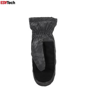 Safety Cycling Hi Vis Running Gloves Cut Resistant Goat Leather Winter Warm Acrylic Lining Work
