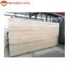 China Chenille White Wood Marble Tile , Polished Marble Floor Tile Smooth Looking wholesale