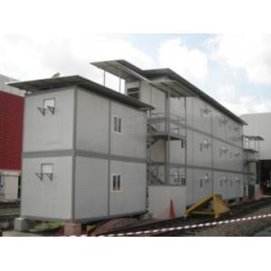 China 3 Storey Modular Flat Pack Mobile Office Containers - Sandwich Panel supplier