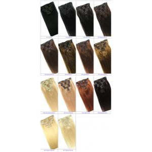 China Clip in Human Hair Straight Wavy Clip in Hair Extensions for Black Women supplier