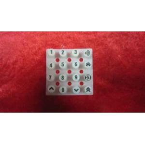 China Custom Flexible Silicone Rubber Keypads For Calculators Burglar Alarm Flexible Keypad supplier