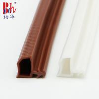 China Irregular Shaped Wooden Door Seal Strip PVC Rubber Weather Stipping on sale