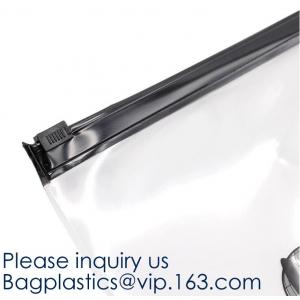 Biodegradable Clear EVA Plastic Zipper Bag/ Cosmetic Packaging Bag,Travelling eco eva Beauty Cosmetic Bag, BAGEASE PACK