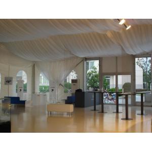 Heavy Duty Ridge Wedding Party Tent Sidewall Curtain Two Years Warranty