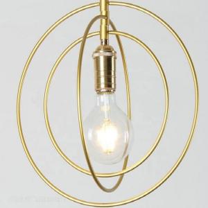 China E27 Gold Glass Metal Large Lighting Kitchen Home Lighting Decorative Chandelier supplier