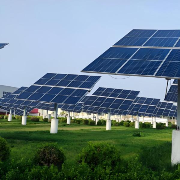 Aluminum 6005-T5 Ground Solar Mounting System with 10-35 Degrees Adjustable Tilt and 10 Years Warranty