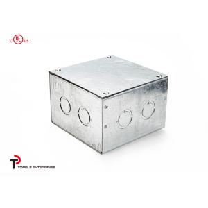 China Steel Electrical Conduit Square Junction Box,Metal Enclosure Outdoor box Electrical Boxes And Covers supplier