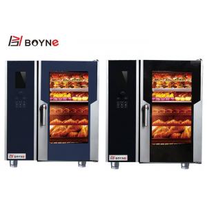 China Commercial Kitchen Cooking Equipment LCD Version Combi Convection 10 GN 1/1 Gas Safety System supplier