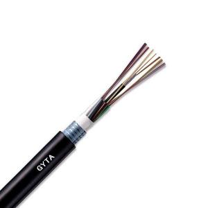 Outdoor 12 Core Fiber Optic Cable Layer Stranded Armored Optical Cable