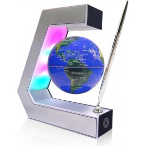 Home Decor Magnetic Levitation Lamp Levitating Globe Lamp With Touch Control And Pen