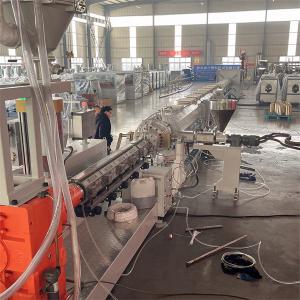 Plastic Single Screw Extrusion Machine 30m/min Communication Cable Shealthing Pipe Machine
