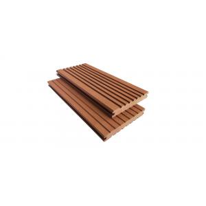 China Anti Slip 2.2meter 143mm 22mm WPC Solid Decking supplier