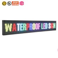 China RGB P10 LED Scrolling Message Board 6500 Nits For Windows on sale