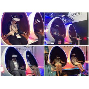China 360 Degree Rotation Arcade Simulator 9D VR Cinema With Single / Double / Triple Outside Cabin supplier