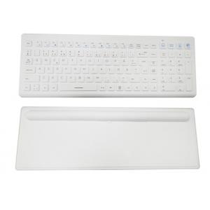 China Ergonomics Silicone Wireless Medical Keyboard 106 Keys With Back Pad supplier
