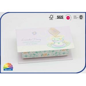 China 1200gsm Cardboard Tea Gift Box Hinged Lid Gift Box With CMYK Printing supplier