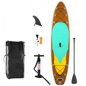 Wood Grain Sup Board Surfboard Adult Stand-Up Surfboard Water Ski Water Board Inflatable Paddle Board