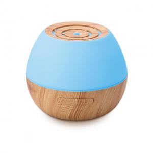 China 7 Color Led Wooden 300ml Mist Desktop Wood Grain Ultrasonic Diffuser supplier