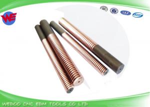 China M8 Tungsten Copper EDM Drill Electrodes , Rod Shape Copper Electrode For EDM on sale 