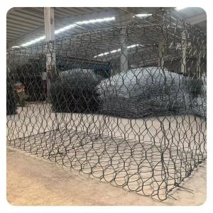 China 2.7mm Galvanized Wire Gabion Fence Baskets Double Twist supplier
